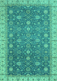 Oriental Turquoise Traditional Rug, abs2769turq