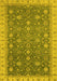 Oriental Yellow Traditional Rug, abs2769yw