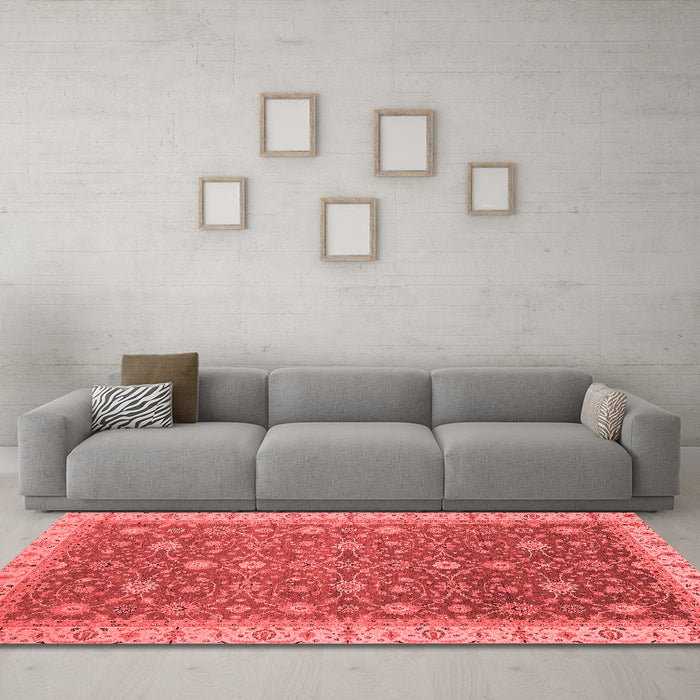 Traditional Red Washable Rugs