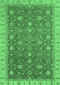 Oriental Emerald Green Traditional Rug, abs2769emgrn