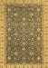 Machine Washable Oriental Brown Traditional Rug, wshabs2769brn