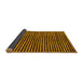 Sideview of Oriental Yellow Modern Rug, abs276yw