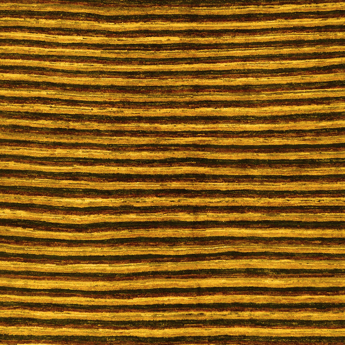 Machine Washable Oriental Yellow Modern Rug, wshabs276yw