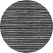 Round Oriental Gray Modern Rug, abs276gry