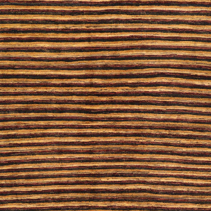 Machine Washable Abstract Vermilion Red Rug, wshabs276