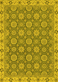 Oriental Yellow Traditional Rug, abs2770yw