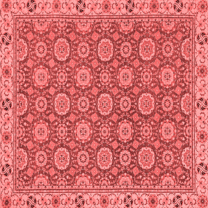Machine Washable Oriental Red Traditional Rug, wshabs2770red