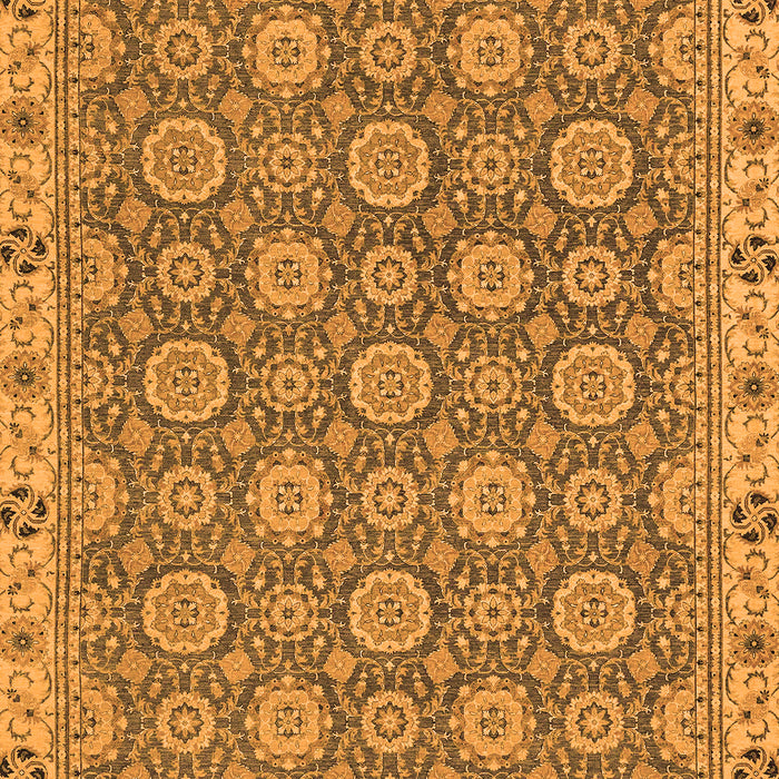 Machine Washable Oriental Orange Traditional Area Rugs, wshabs2770org