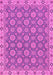 Machine Washable Oriental Pink Traditional Rug, wshabs2770pnk