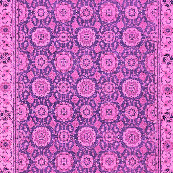 Machine Washable Oriental Pink Traditional Rug, wshabs2770pnk