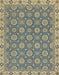 Abstract Brownish Green Oriental Rug, abs2770