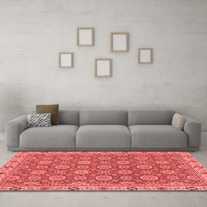 Traditional Red Washable Rugs