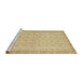 Sideview of Machine Washable Abstract Gold Rug, wshabs2771