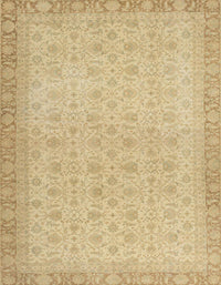 Machine Washable Abstract Gold Rug, wshabs2771