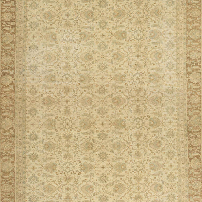 Machine Washable Abstract Gold Rug, wshabs2771