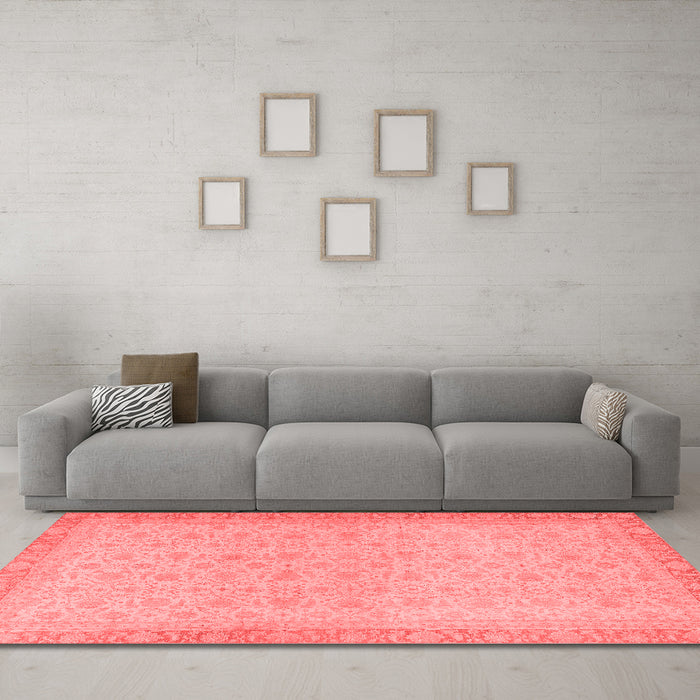 Traditional Red Washable Rugs