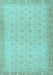 Oriental Light Blue Traditional Rug, abs2771lblu