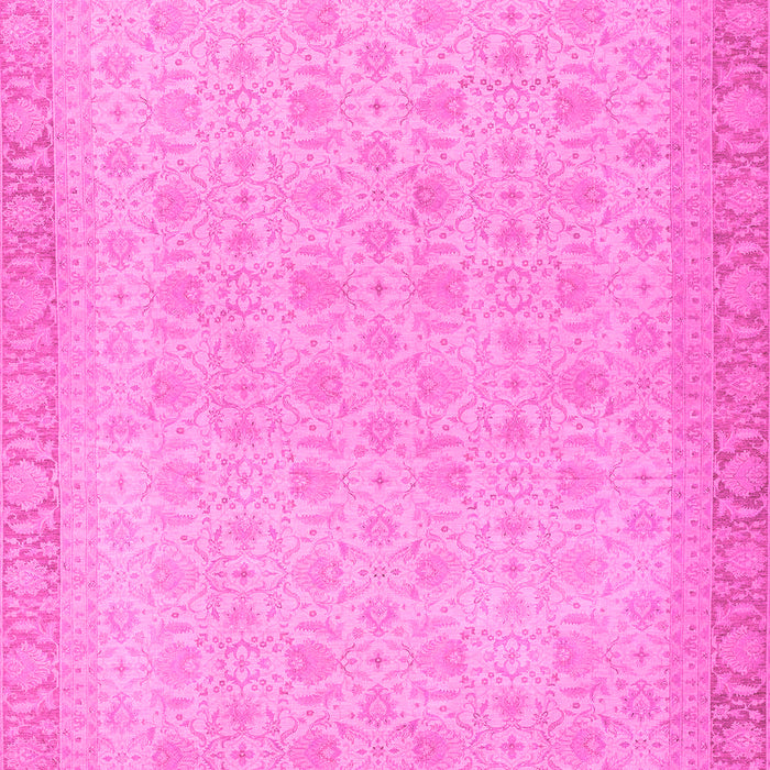 Machine Washable Oriental Pink Traditional Rug, wshabs2771pnk