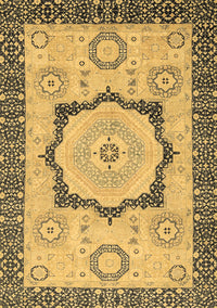 Abstract Brown Modern Rug, abs2772brn