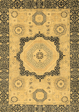 Abstract Brown Modern Rug, abs2772brn
