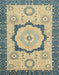 Abstract Brown Gold Modern Rug, abs2772