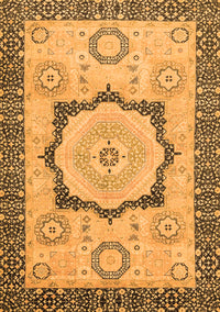 Abstract Orange Modern Rug, abs2772org