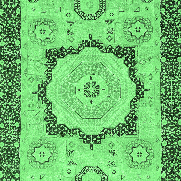 Abstract Emerald Green Modern Rug, abs2772emgrn