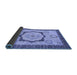 Sideview of Abstract Blue Modern Rug, abs2772blu