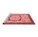 Modern Red Washable Rugs