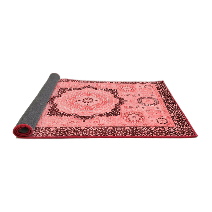 Abstract Red Modern Area Rugs