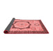 Abstract Red Modern Area Rugs