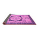 Sideview of Abstract Pink Modern Rug, abs2772pnk