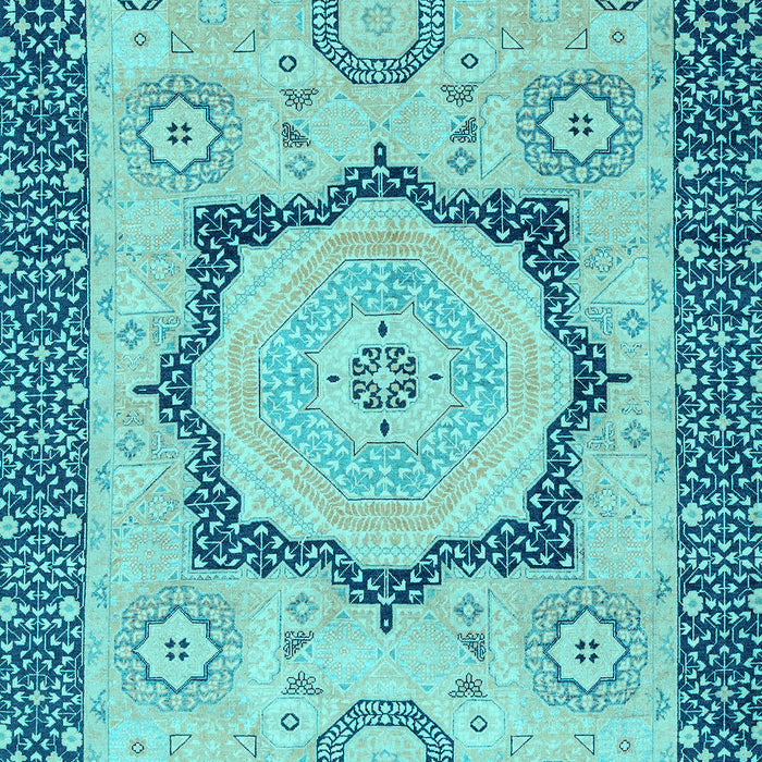 Abstract Light Blue Modern Rug, abs2772lblu