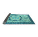 Sideview of Abstract Light Blue Modern Rug, abs2772lblu