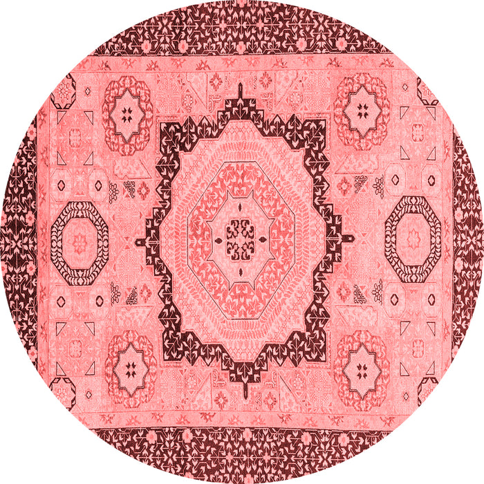 Abstract Red Modern Rug, abs2772red