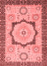 Abstract Red Modern Area Rugs