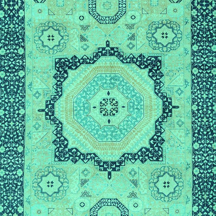 Abstract Turquoise Modern Rug, abs2772turq