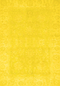 Oriental Yellow Traditional Rug, abs2773yw