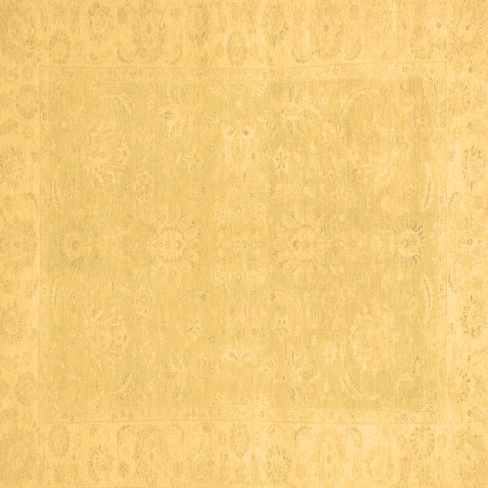 Square Oriental Brown Traditional Rug, abs2773brn