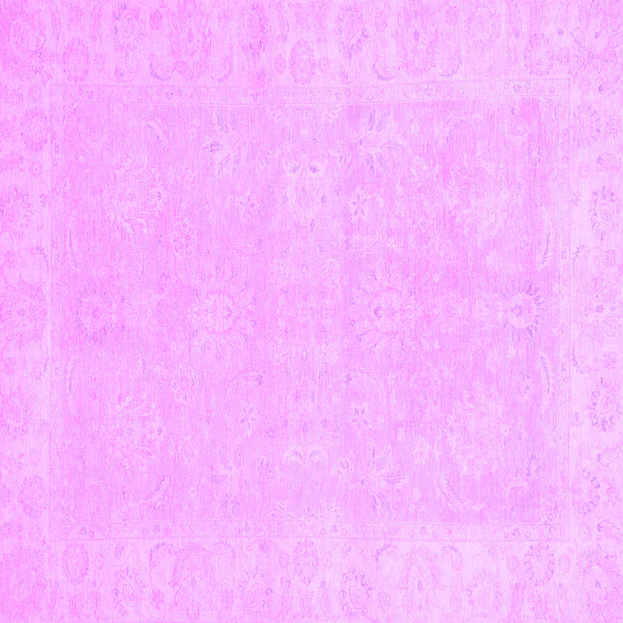 Square Oriental Purple Traditional Rug, abs2773pur
