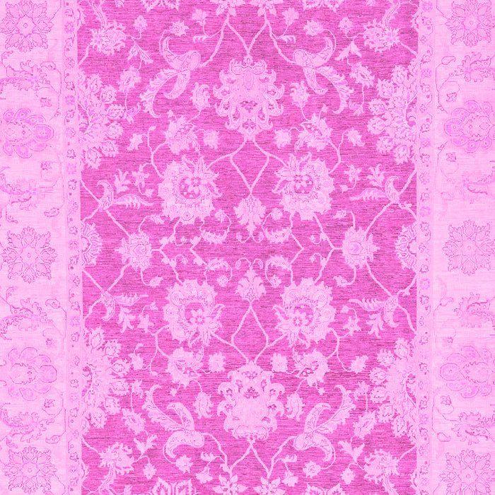 Machine Washable Oriental Pink Traditional Rug, wshabs2774pnk