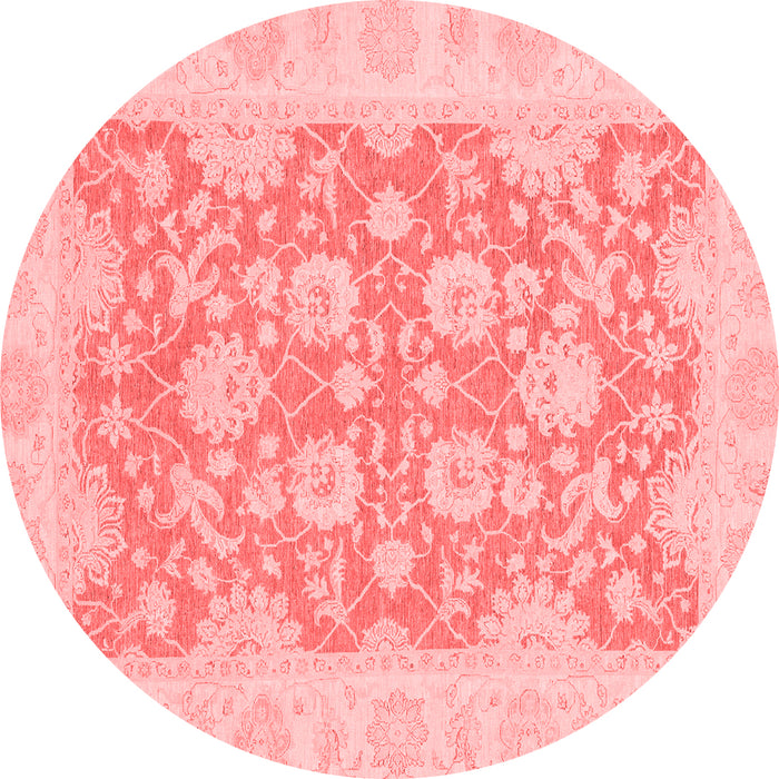 Machine Washable Oriental Red Traditional Rug, wshabs2774red