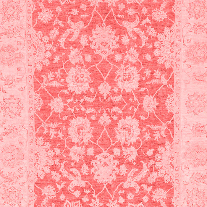 Machine Washable Oriental Red Traditional Rug, wshabs2774red