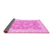 Sideview of Oriental Pink Traditional Rug, abs2774pnk