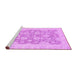 Sideview of Machine Washable Oriental Purple Traditional Area Rugs, wshabs2774pur