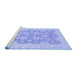 Sideview of Machine Washable Oriental Blue Traditional Rug, wshabs2774blu