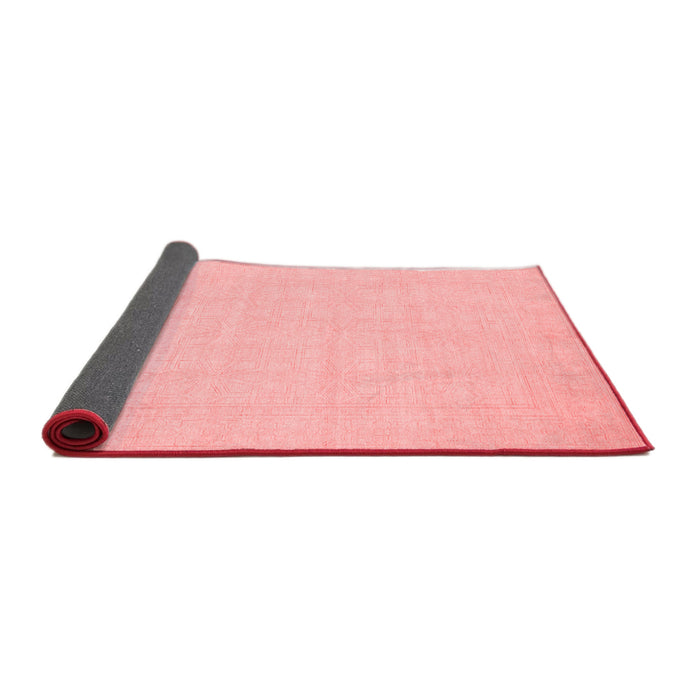 Abstract Red Modern Area Rugs