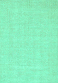 Abstract Turquoise Modern Rug, abs2775turq