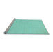 Sideview of Machine Washable Abstract Light Blue Modern Rug, wshabs2775lblu