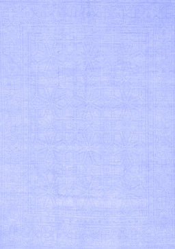 Abstract Blue Modern Rug, abs2775blu
